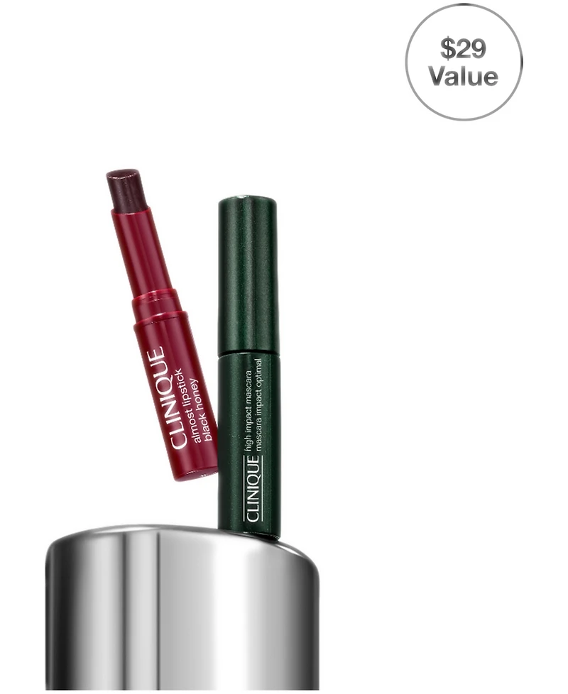 Clinique 2-Pc. Cult Classics On The Go: High Impact Mascara & Black Honey Lip Mini Set