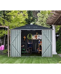 Aecojoy 8'x6' Outdoor Storage Shed