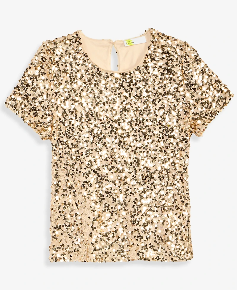 Epic Threads Girls 5-20 Sequin Detail Top, Macy's Exclusive