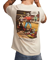 Lucky Brand Men's Crewneck Fender Western T-Shirt