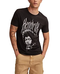 Lucky Brand Men's Crewneck Metal Hendrix T-Shirt