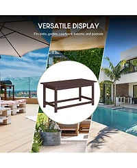 WestinTrends Outdoor Patio Classic Adirondack Coffee Table