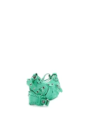 Pre-Owned Balenciaga Xs Le Cagole Giant Studs Shoulder Bag Leather
