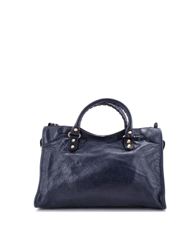 Pre-Owned Balenciaga Medium City Giant Studs Bag Leather