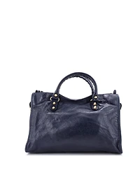 Pre-Owned Balenciaga Medium City Giant Studs Bag Leather