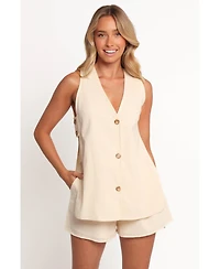 Petal and Pup Women's Miller Short Set - Butter Yellow