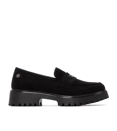 Women's Casual Suede Penny Loafers Refresh Collection By Xti