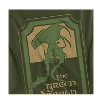 Logovision Men's The Lord of Rings Green Dragon Tavern T Shirt