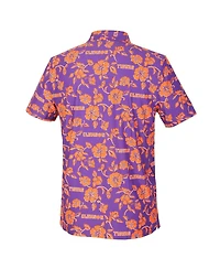 Reyn Spooner Men's Purple Clemson Tigers Pua Performance Polo Shirt