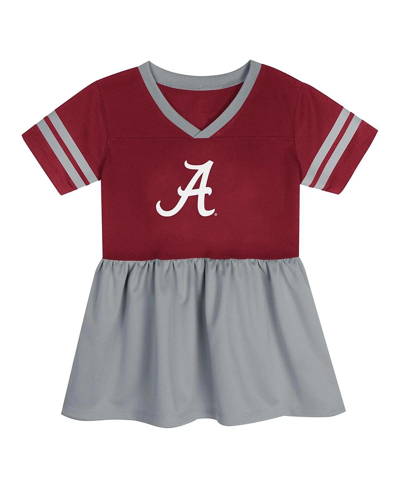 Outerstuff Toddler Red/Gray Alabama Crimson Tide Stadium Lights Fashion Jersey Dress