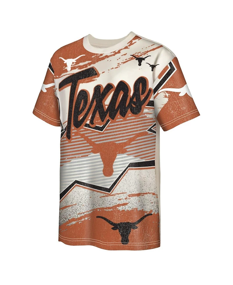 Outerstuff Big Boys and Girls Cream Texas Longhorns Make Noise T-Shirt