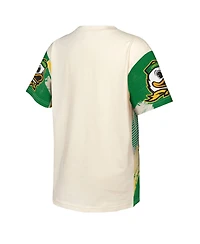 Outerstuff Big Boys and Girls Cream Oregon Ducks Make Noise T-Shirt