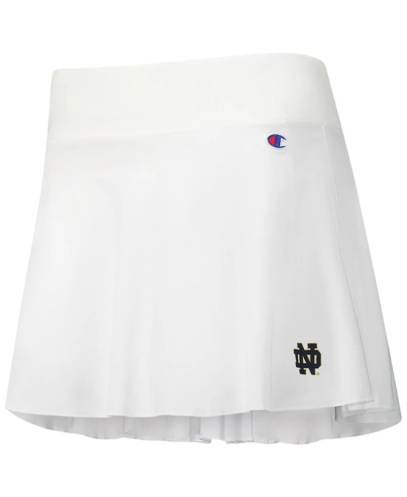 Champion Women's White Notre Dame Fighting Irish Tailgate Soft Touch Skort