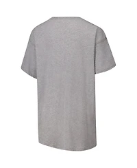 '47 Brand Women's Heather Gray Indiana Hoosiers Muse Sadie T-Shirt
