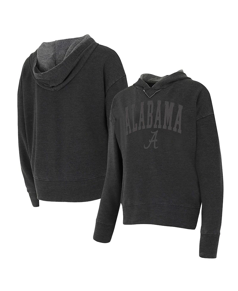 Concept Sport Women's Charcoal Alabama Crimson Tide Volley Long Sleeve Hoodie Top