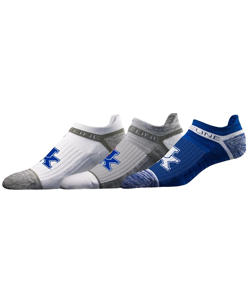 Stride line Men's and Women's Kentucky Wildcats Premium Low 3-Pack Ankle Socks Set