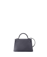 Pre-Owned Hermes Kelly 20 Handbag Grey Epsom with Electrum Hardware