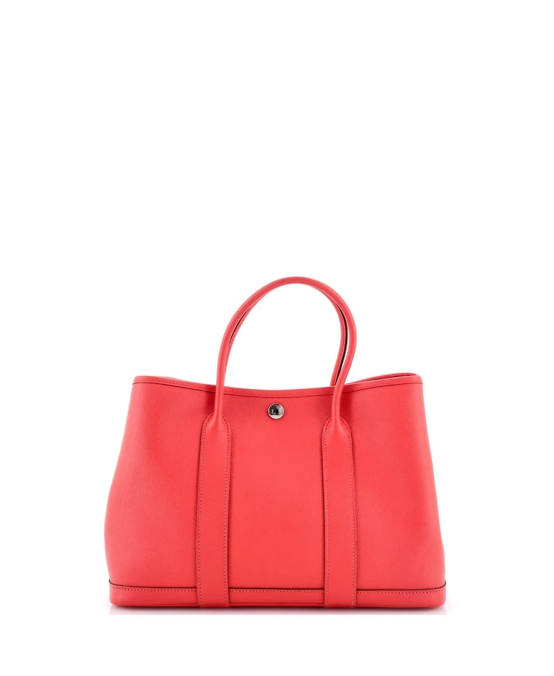 Pre-Owned Hermes 30 Garden Party Tote Leather