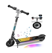 Kids' Electric Scooter with Led Display, 150W High-Power Motor, Dual Brake System