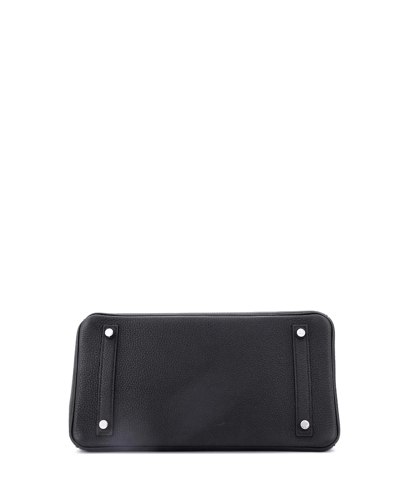 Pre-Owned Hermes Birkin 30 Handbag Togo with Palladium Hardware