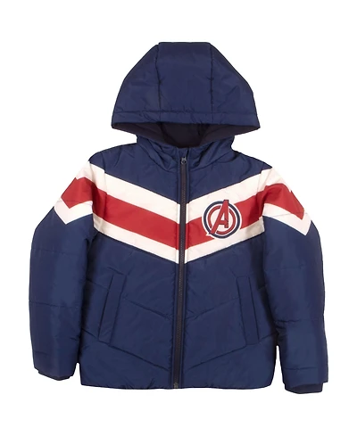 Avengers Little Boys Marvel Graphic Print Winter Jacket
