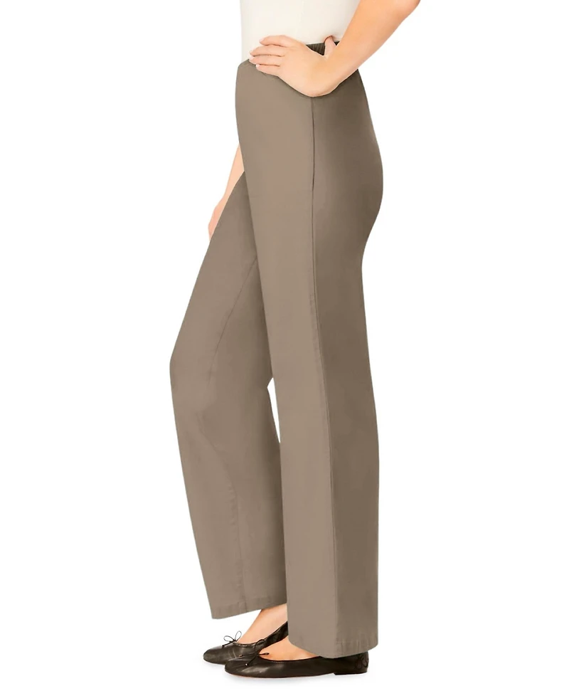 Woman Within Women's Wide-Leg Fineline Denim Jean