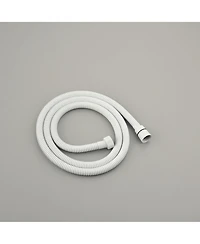 Rainsken Handheld Shower with 28-Inch Slide Bar and 59-Inch Hose,White