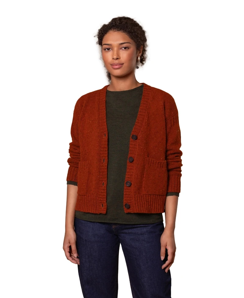Celtic & Co. Donegal Boxy V-Neck Cardigan