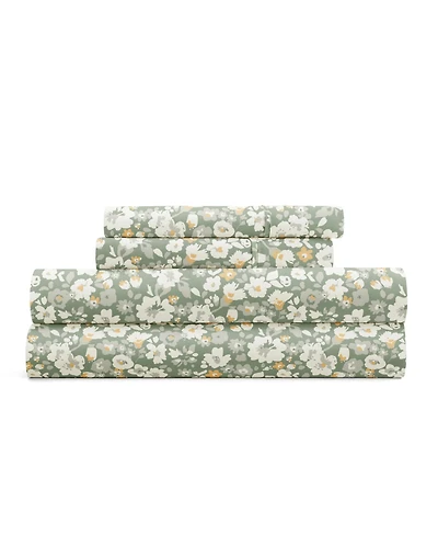 ienjoy Home Delicate Blossoms 3-p.c. Sheet Set, Twin