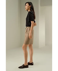 Lilysilk Women's Oversized Silk Jersey Tee