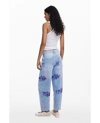 Desigual Women's Balloon Collage jeans