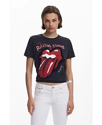 Desigual Women's Rolling Stones short-sleeve T-shirt