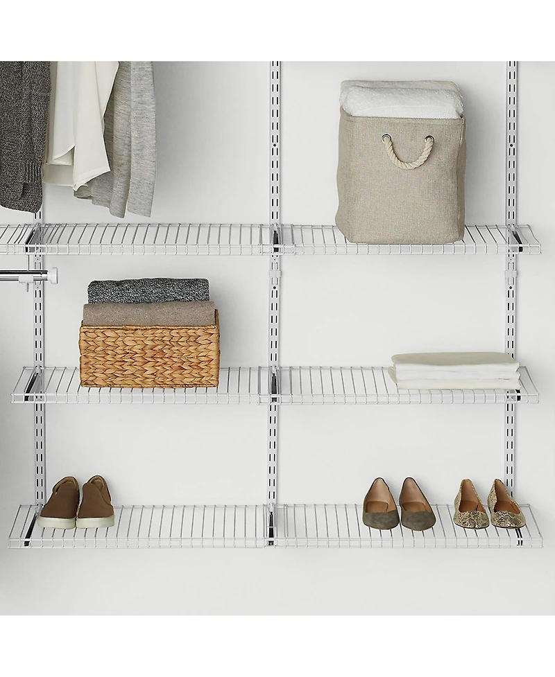 Rubbermaid FG3H9100WHT Configurations Accessories 26-Inch Shelving Kit, White