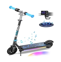 Kids' Electric Scooter with Led Display, 150W High-Power Motor, Dual Brake System