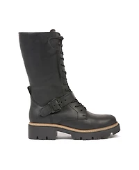 Strap Detail Mid Calf Boot
