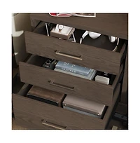 5 Drawers Nightstand with 2 Hidden Drawers,Bedside table,Chest of Drawers