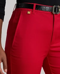 Lauren Ralph Double-Faced Stretch Cotton Pant