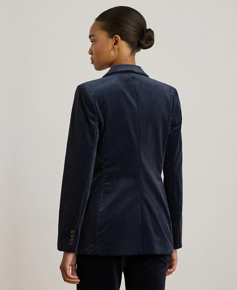 Lauren Ralph Women's Double-Breasted Corduroy Blazer