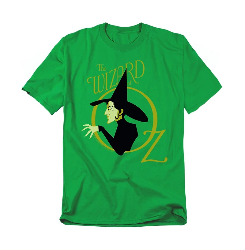 Logovision Men's The Wizard of Oz Logo with Witch T Shirt