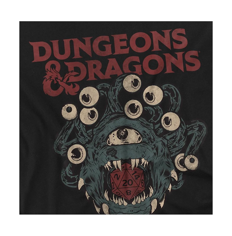 Logovision Men's Dungeons & Dragons Beholder Die T Shirt