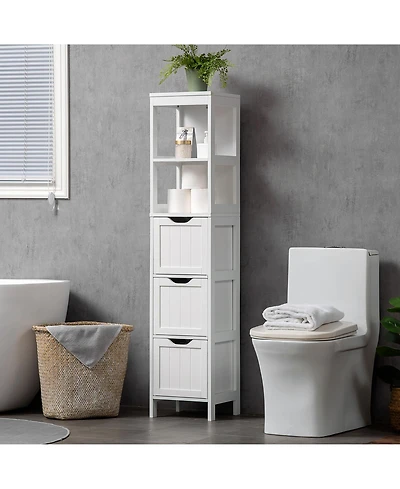 Slickblue Efficient Bathroom Storage Cabinet with Space-Saving and Durable Design