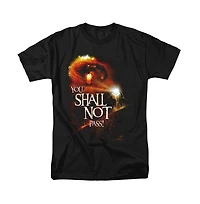 Logovision Men's Lord of The Rings You Shall Not Pass T Shirt