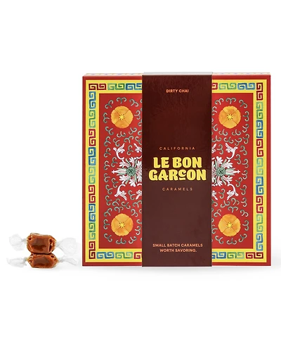 Le Bon Garcon Dirty Chai Caramels Box, 6 oz