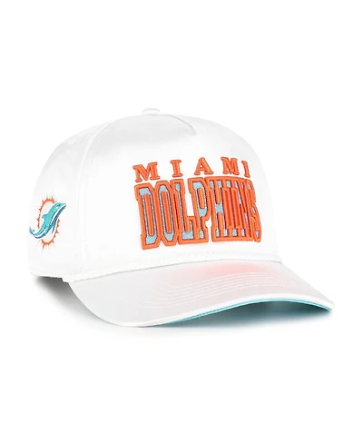 '47 Brand Women's White Miami Dolphins Outspoken Hitch Adjustable Hat