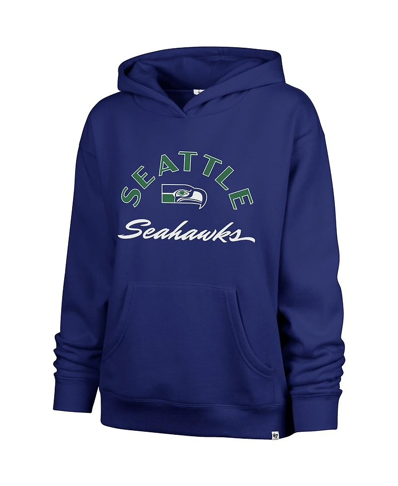 '47 Brand Women's Royal Seattle Seahawks Whirlwind Naomi Pullover Hoodie