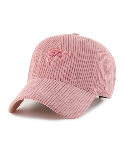 '47 Brand Women's Pink Atlanta Falcons Mellow Corduroy Clean Up Adjustable Hat