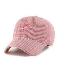 '47 Brand Women's Pink Atlanta Falcons Mellow Corduroy Clean Up Adjustable Hat