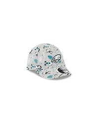 New Era Baby Boys and Girls Gray Philadelphia Eagles Animal 9TWENTY Adjustable Hat