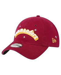 New Era Big Girls Burgundy Washington Commanders Cheer 9TWENTY Adjustable Hat