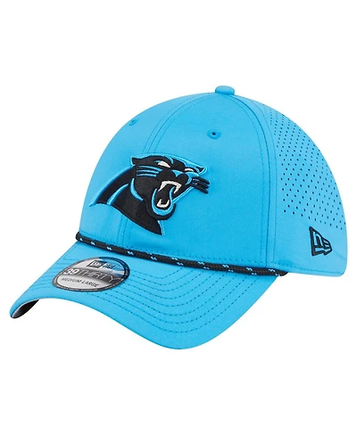 New Era Men's Blue Carolina Panthers Perforated 39THIRTY Flex Hat